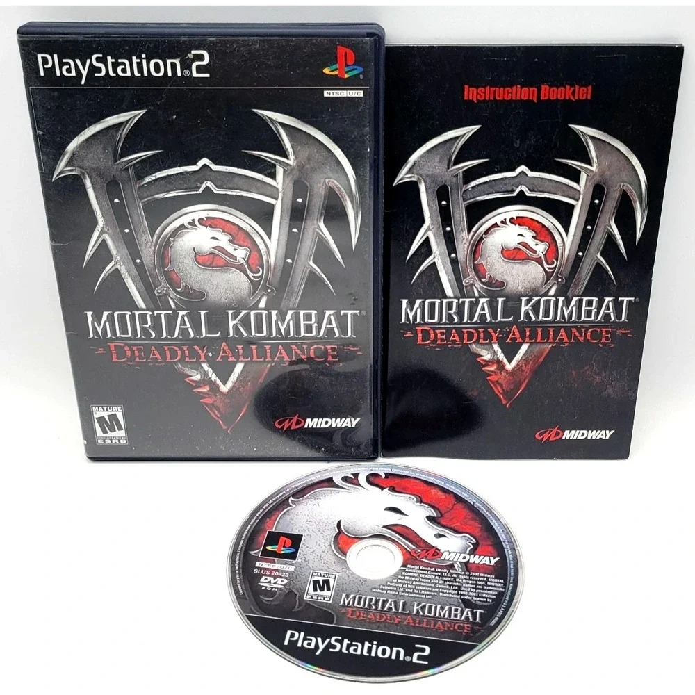 Mortal Kombat: Deadly Alliance (Sony PlayStation 2, 2002) CIB COMPLETE IN BOX